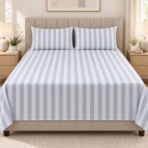 grey-white-stripe-100-pure-cotton-king-size-bedsheet-set-3-piece